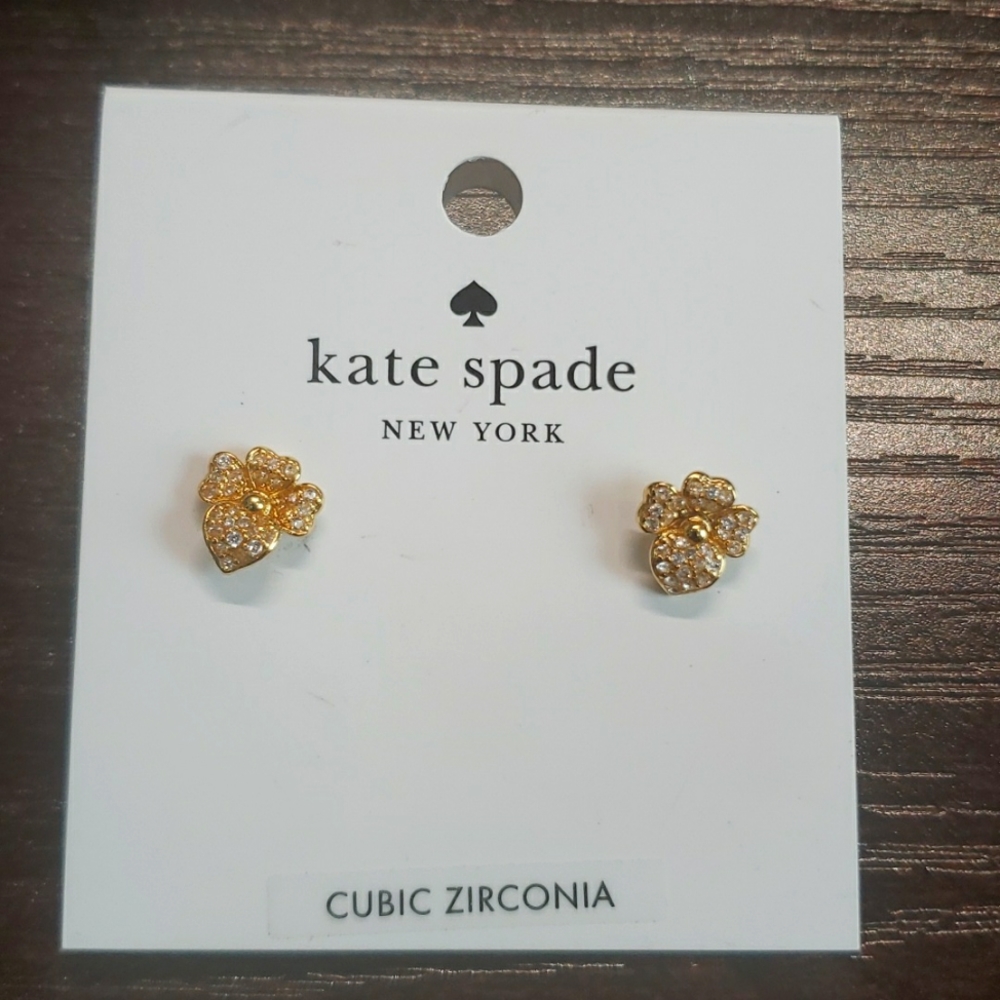 kate Spade single flower earring